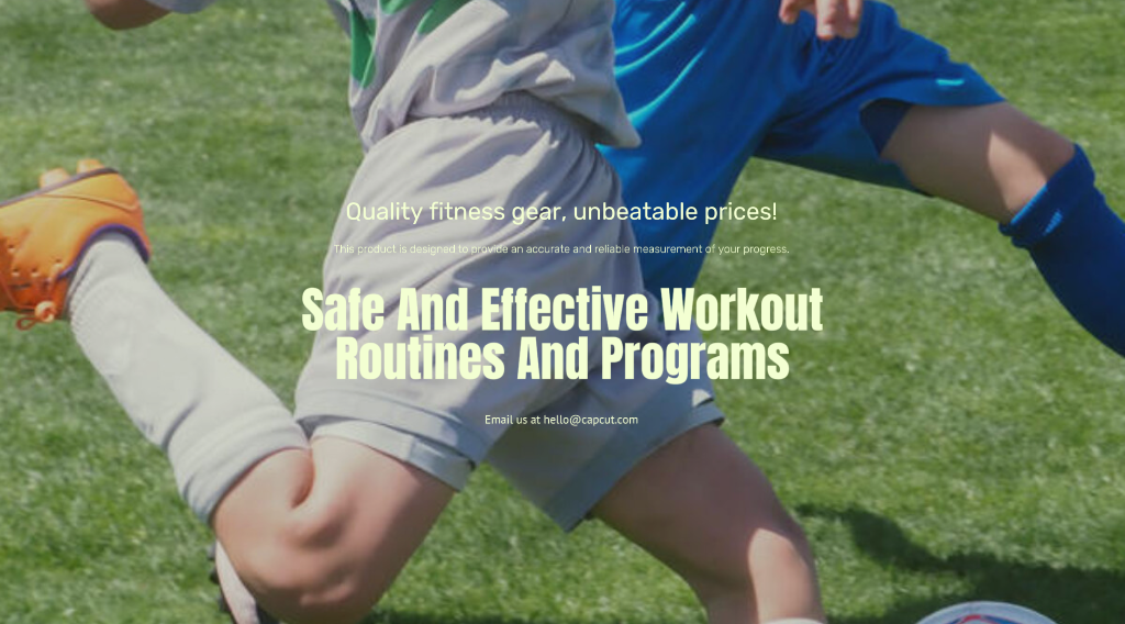 Workout & Fitness Effect Display