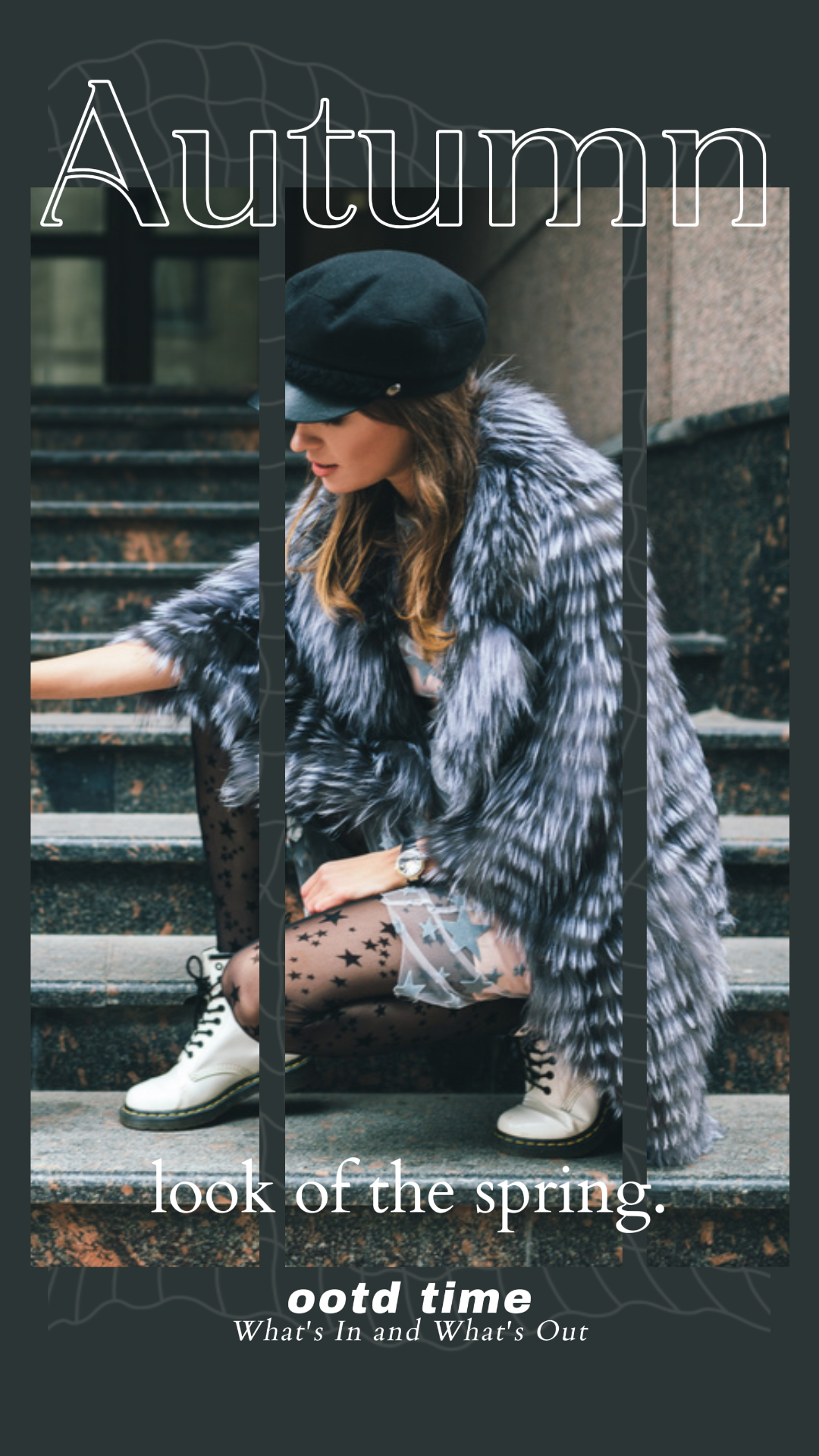 Collage minimalista Industria general tiempo libre historia de instagram verde oscuro