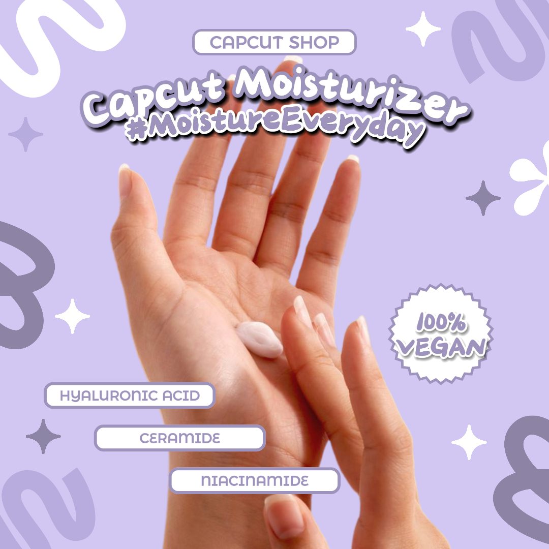 Description du produit de beauté pour le marketing Instagram Post Purple Cute