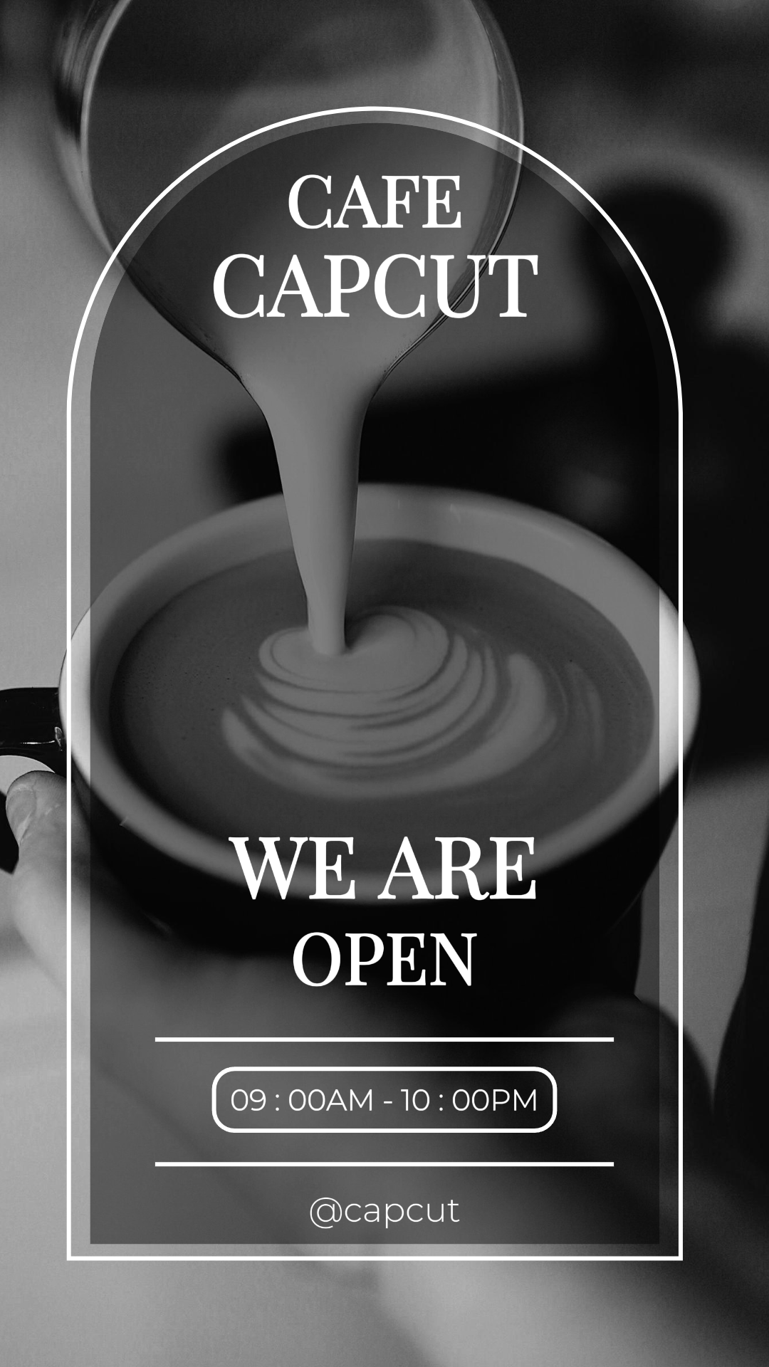 Business and Office We Are Open IG Story Dark