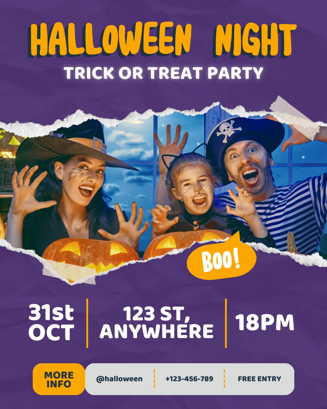 Outras indústrias Convite de Halloween Insta Post