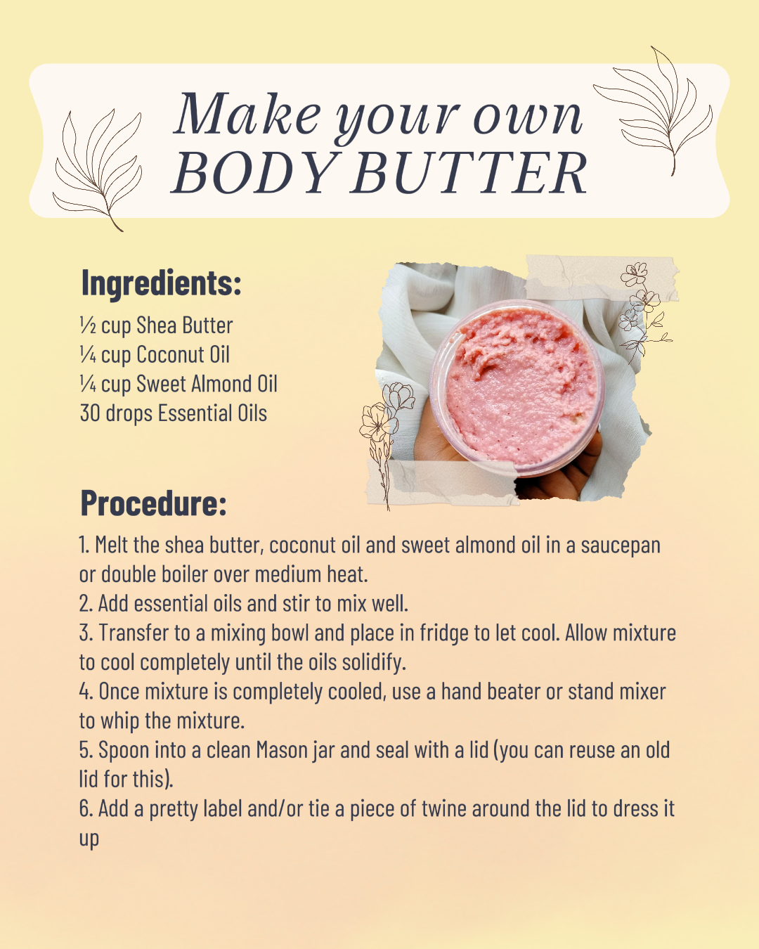 Belleza y Cuidado Personal - IG Post - Cuidado De La Piel - Receta Amarilla