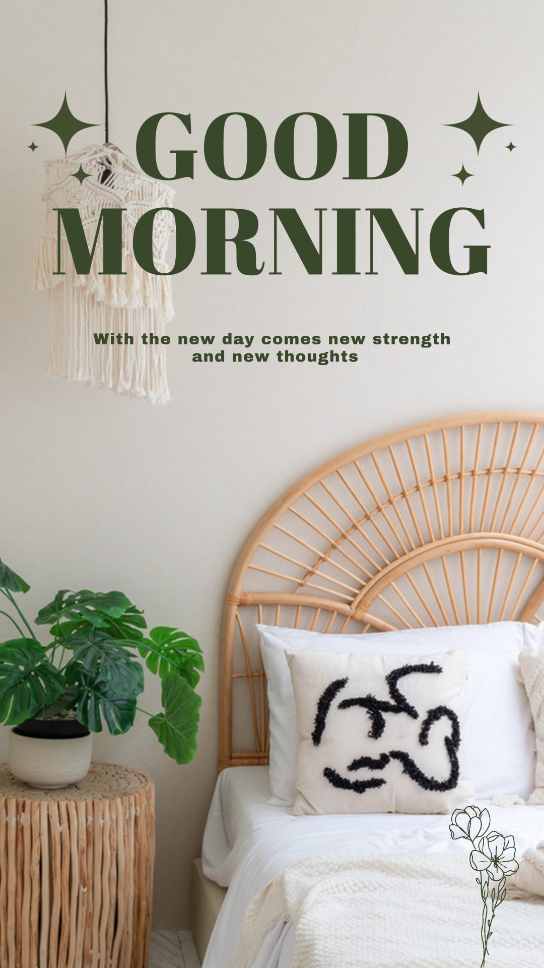 Tiktok Thumbnail Creative Poster Instagram Story Good Morning