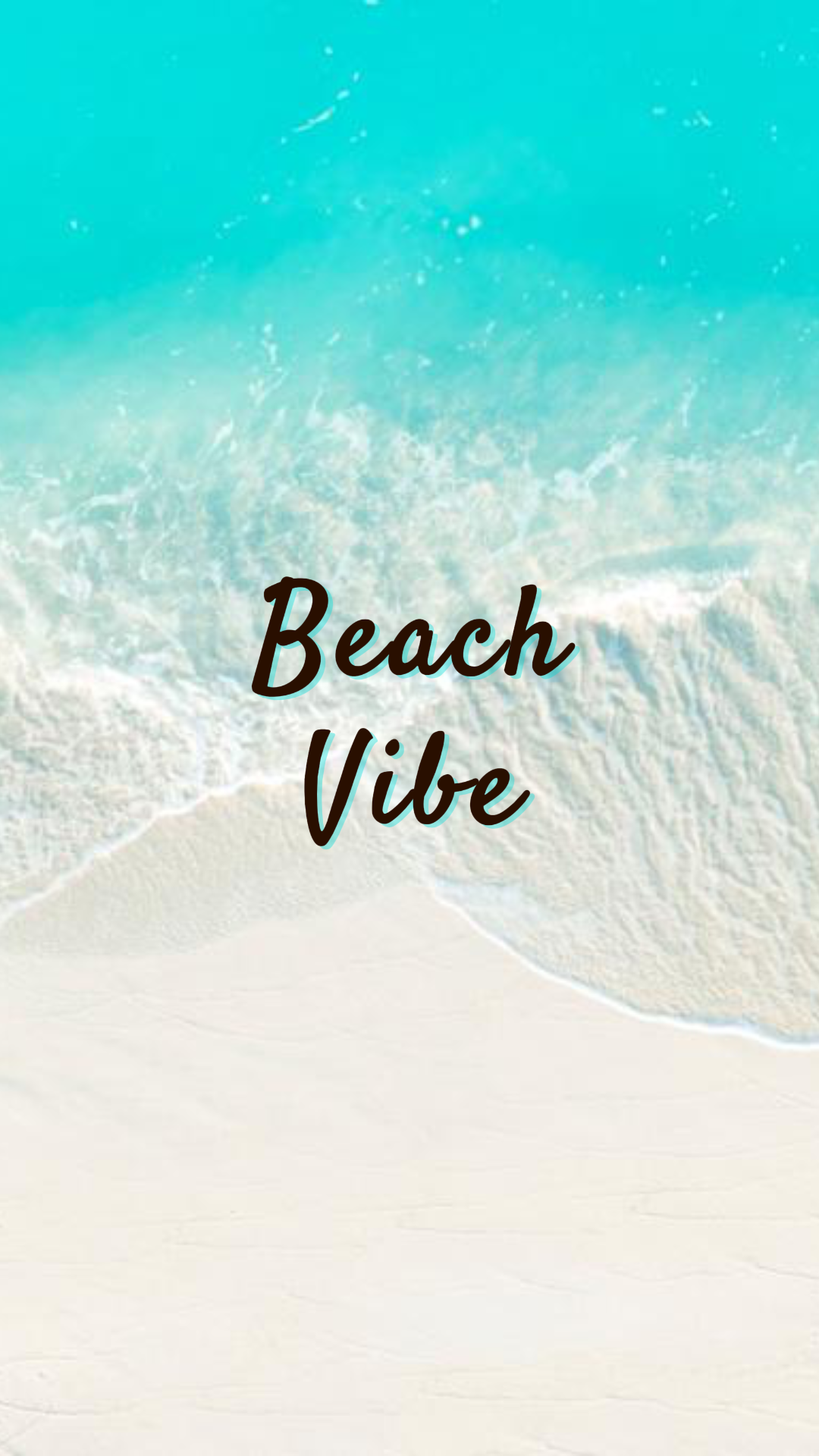 General wallpaper marketing poster instagram story beach blue style