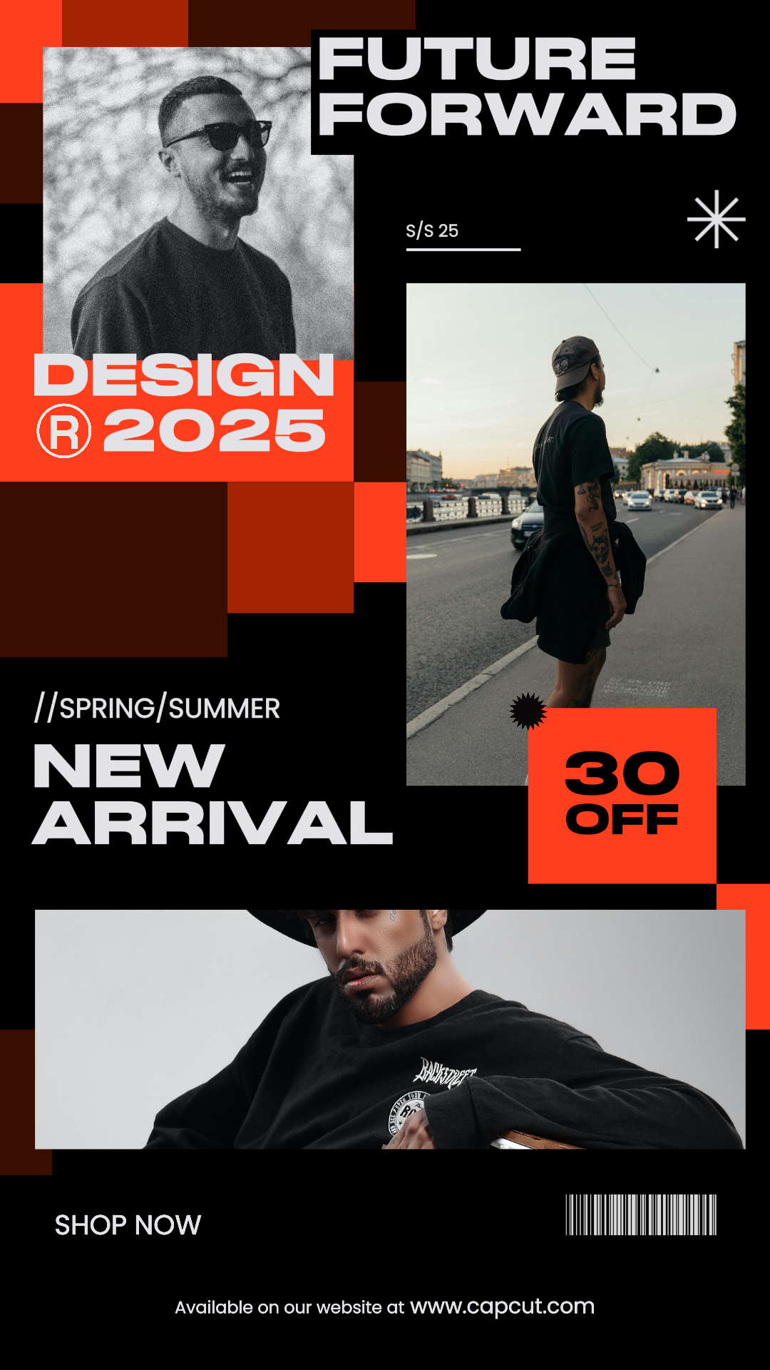 Multi-product Image + Men's Clothes Modern Urban