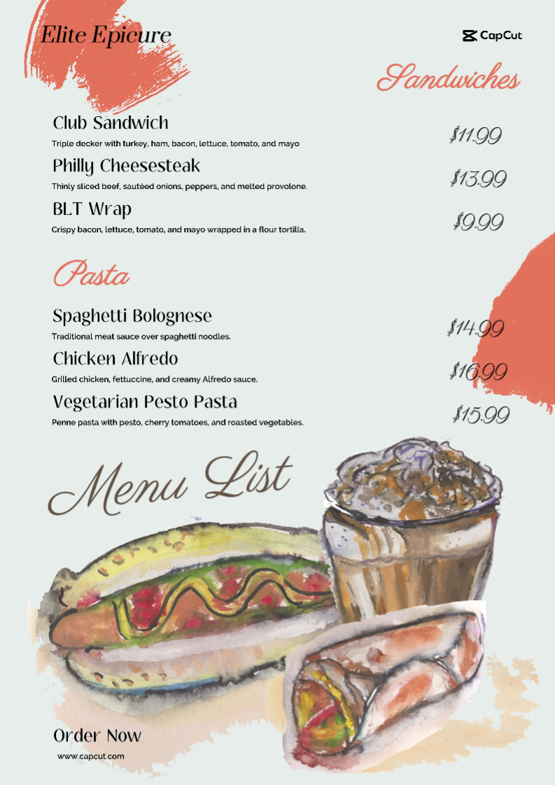 Menu Daftar Menu Makanan