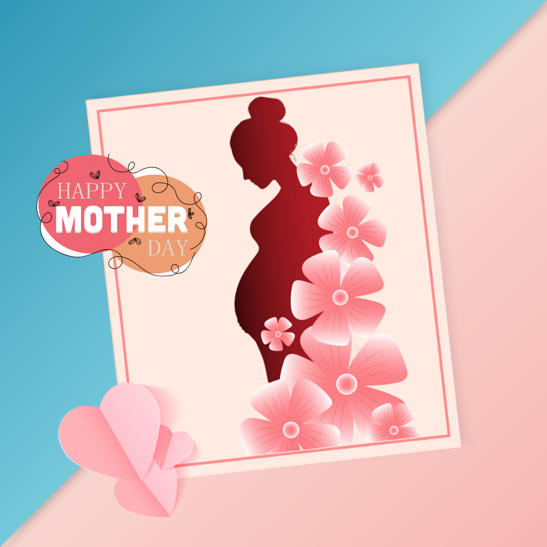 Cartel creativo del día de la madre para publicación de Instagram