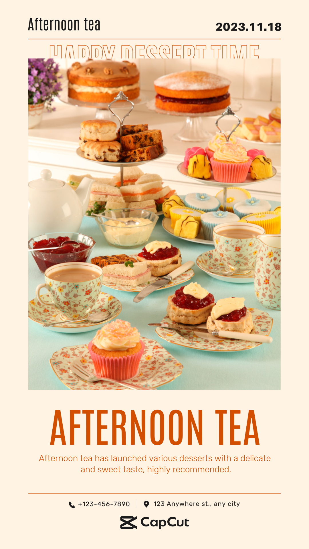 Foods & Beverage Afternoon Tea Show Business