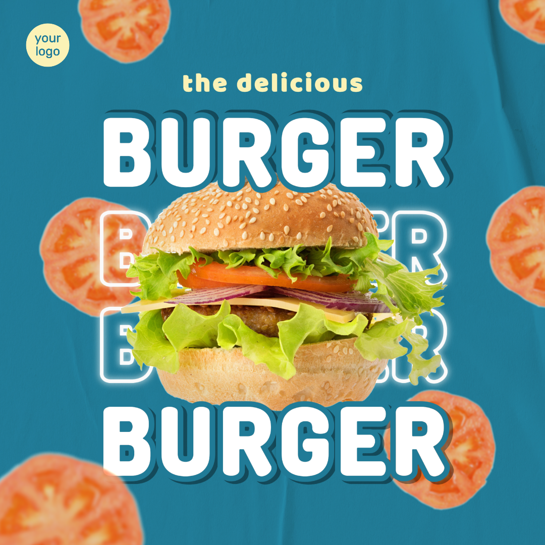 Burger Poster Template