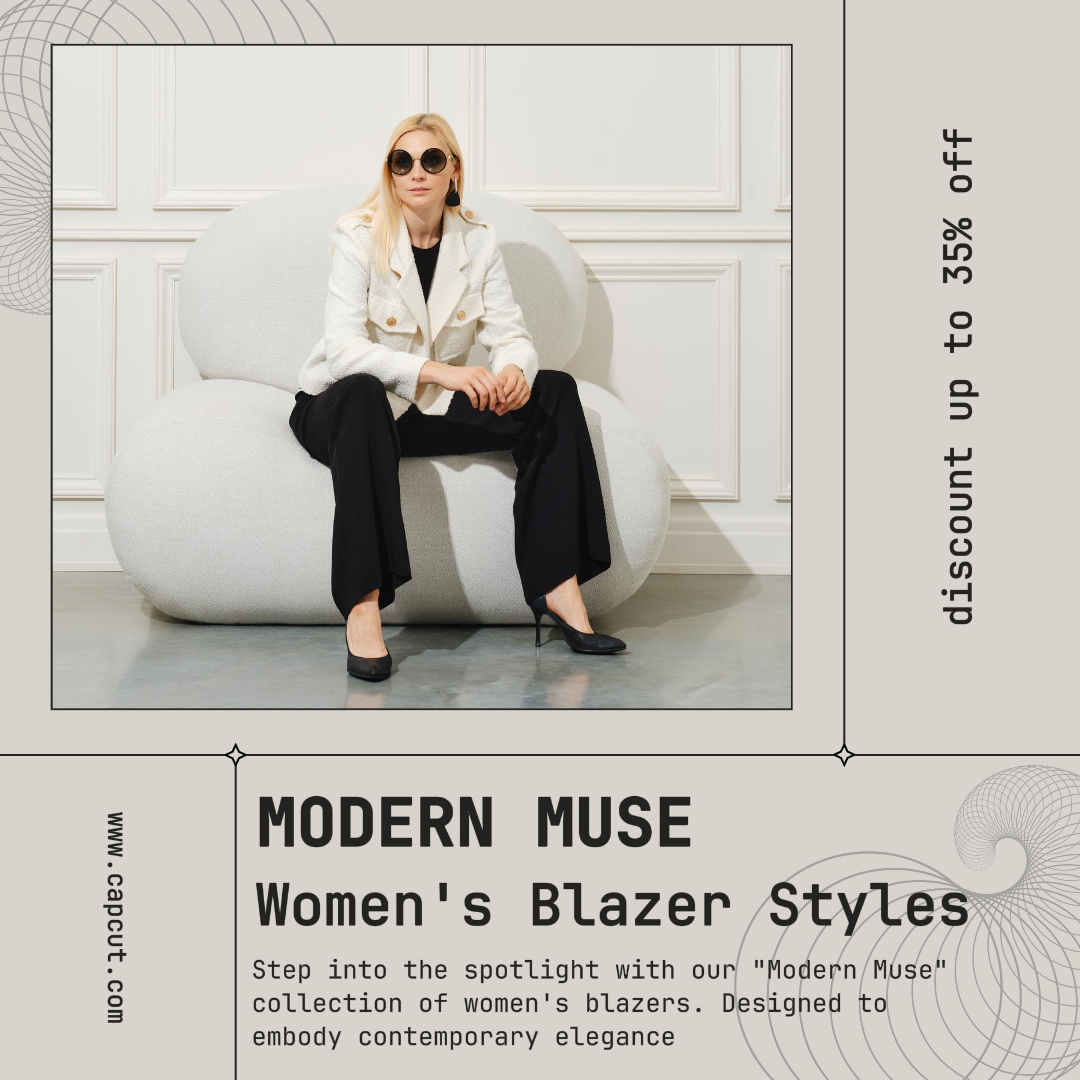 Roupas e sapatos, pôster de marketing, desfile de moda Instagram post creme e marrom