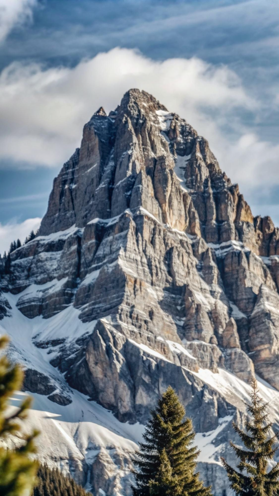 Papier peint affiche créative Instagram story mountain