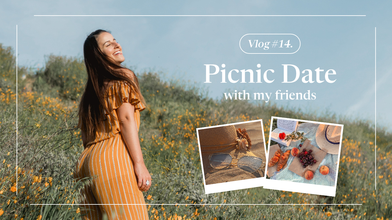 유튜브 썸네일 - 브이로그 - 친구들과의 피크닉 데이트