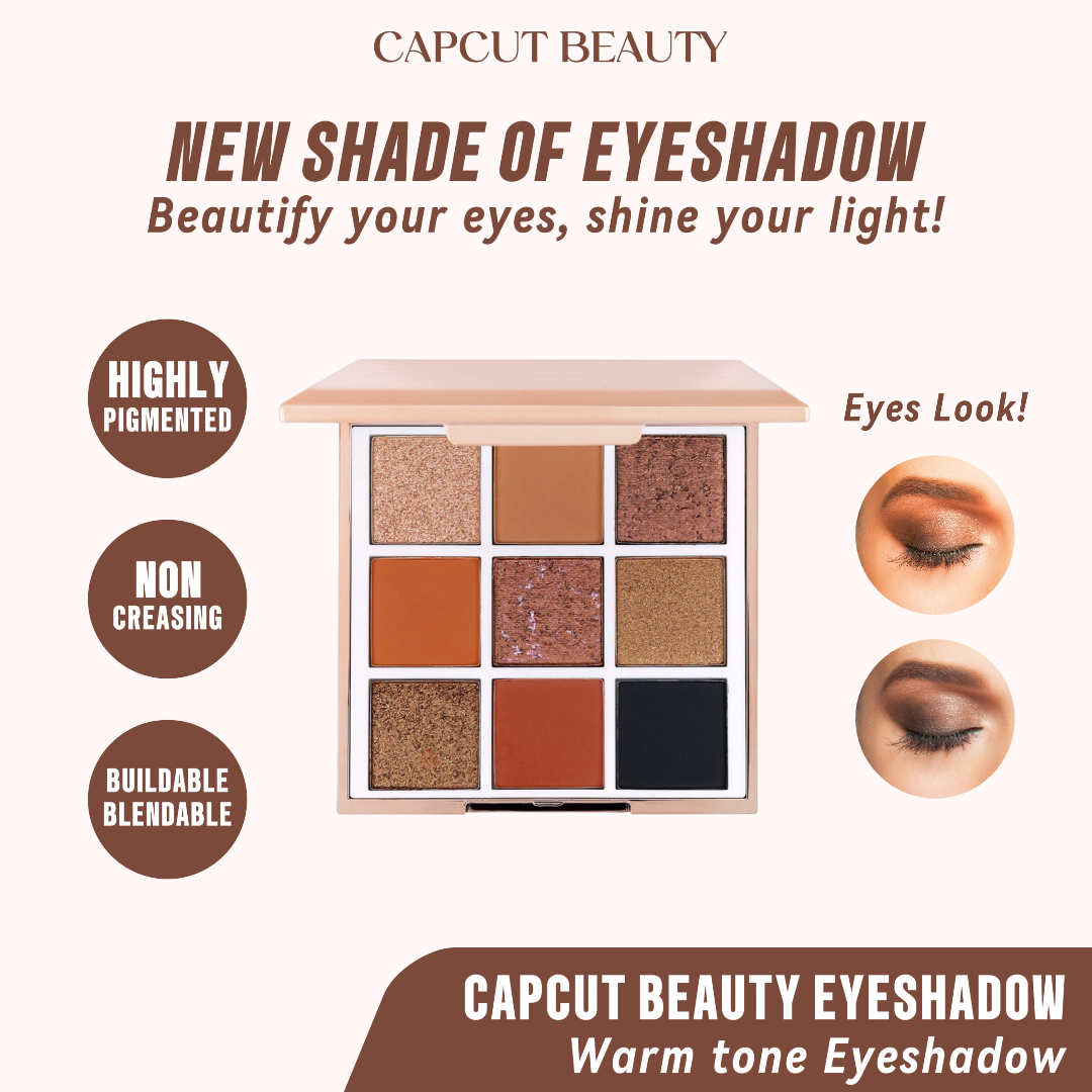 E-commerce Beauty Care Orange Eyeshadow Collection