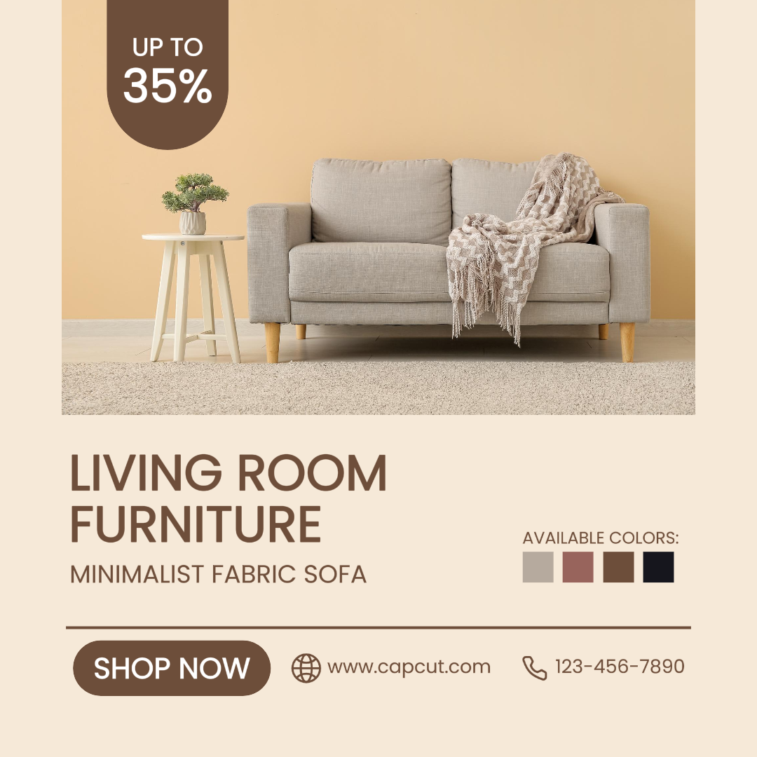 Household Accessories & Furniture Marketing Promotion/Discount Instagram Post