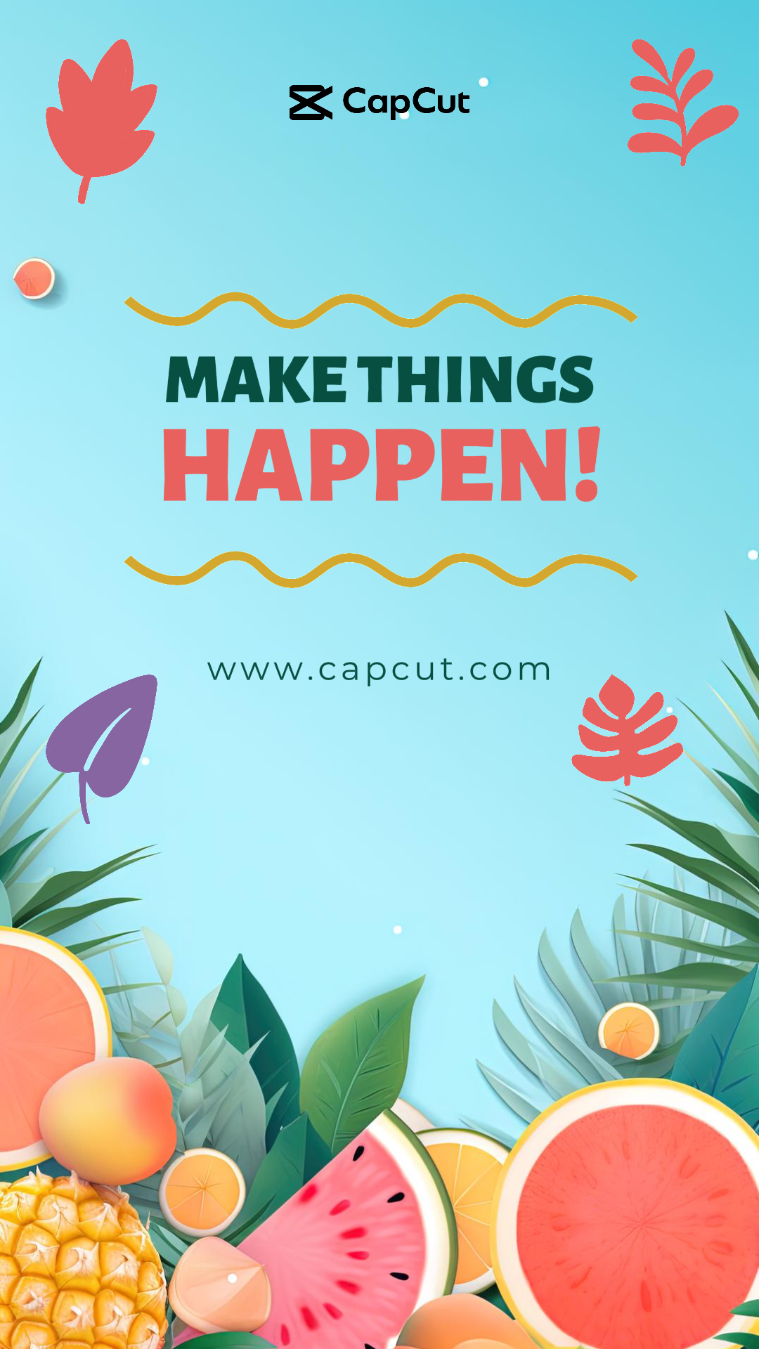 Wallpaper Umum Poster Kreatif Kutipan Harian Membuat Hal-Hal Terjadi Kisah Instagram