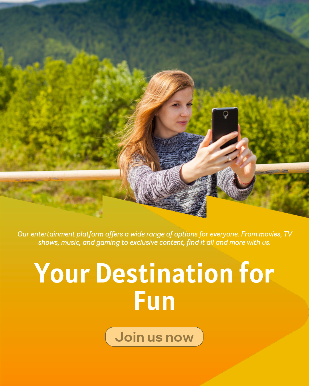 Vorstellung des Unterhaltungsunternehmens