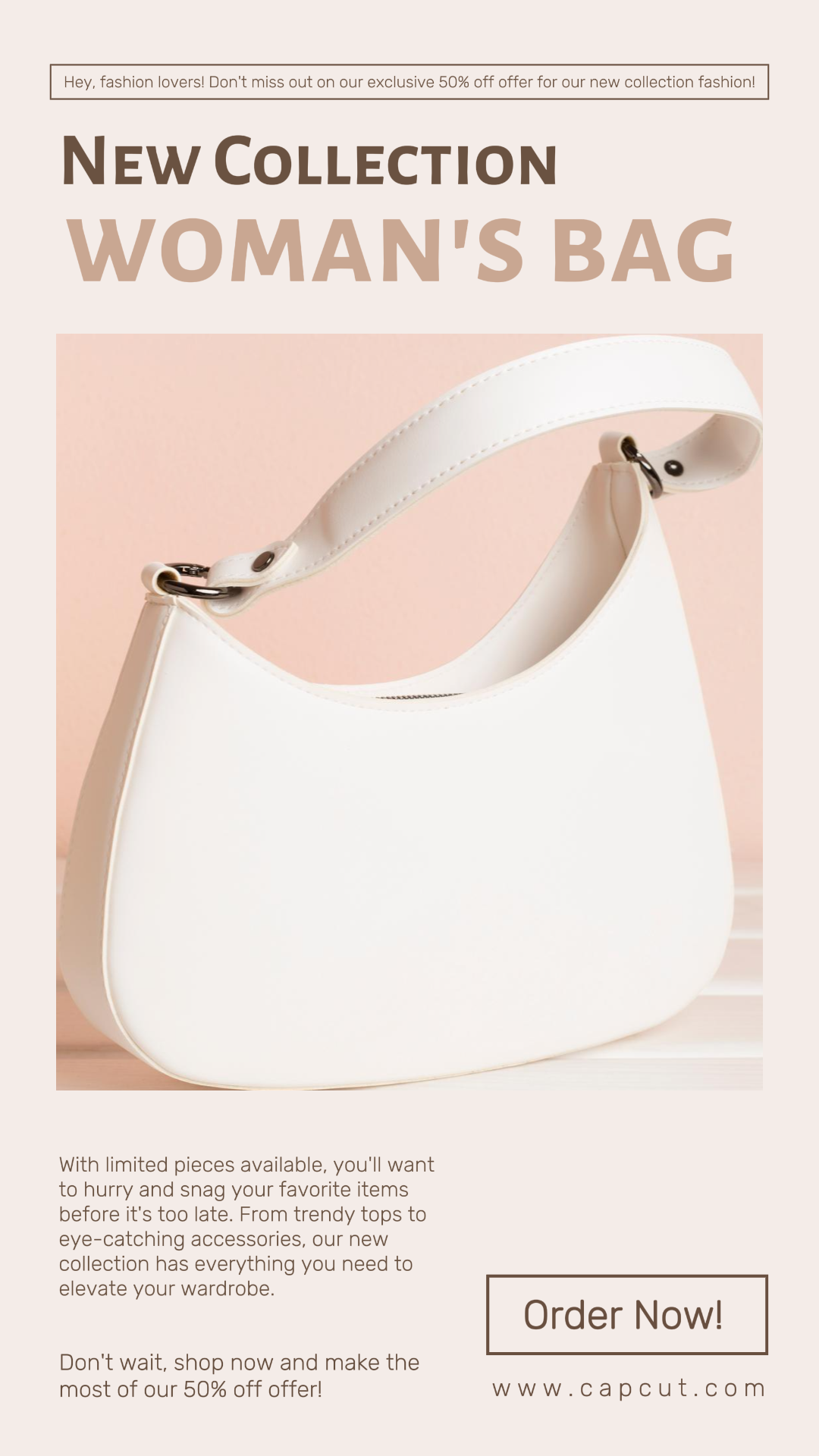 Clothing - Marketing Poster Woman's Bag