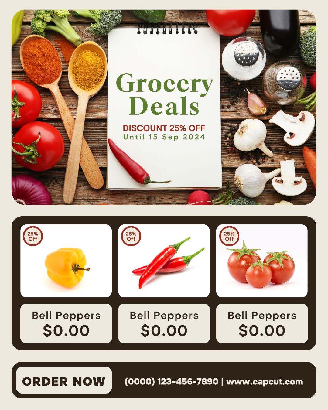 grocery deals promotion instagram post