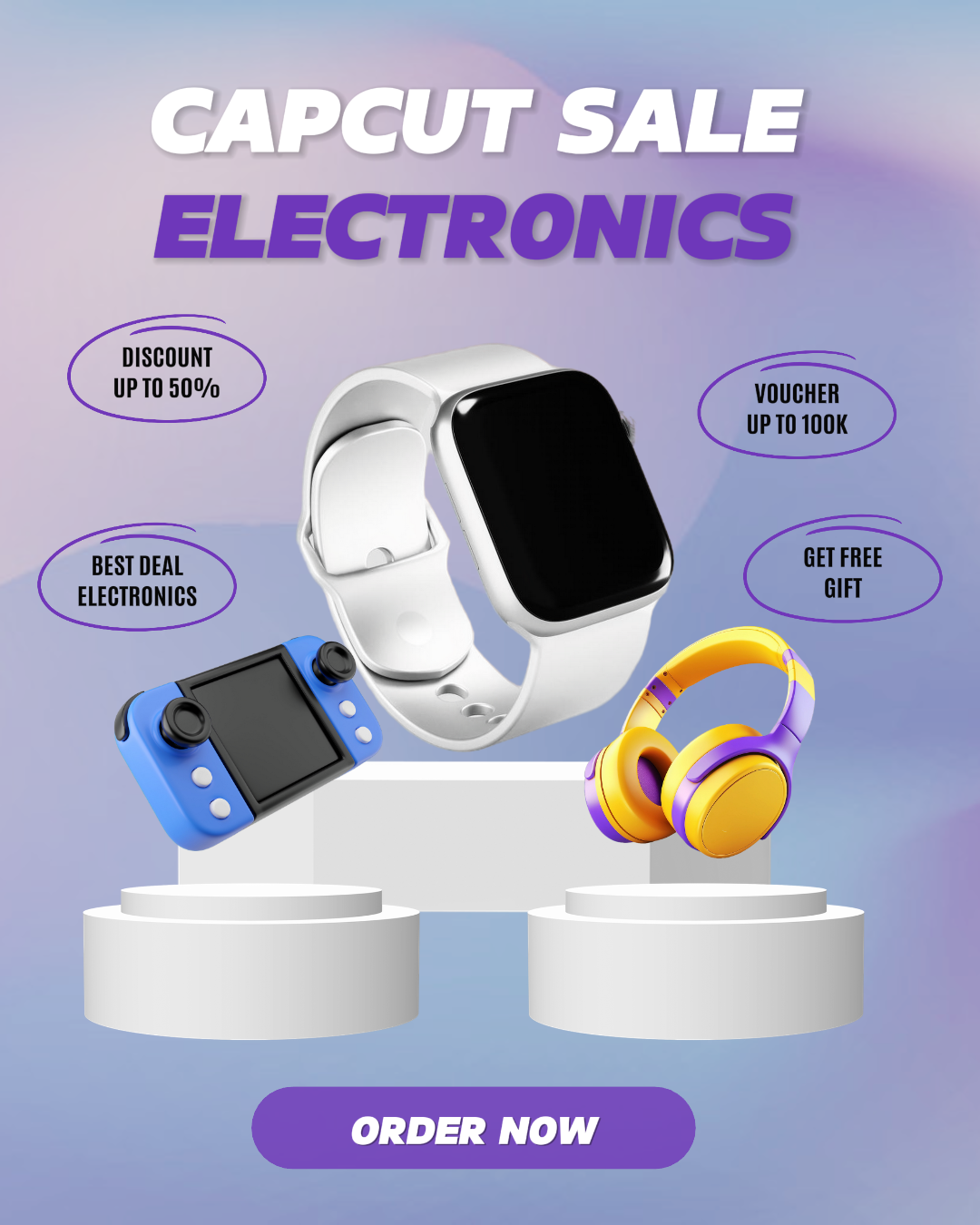 Elektronik Capcut Sale Elektronik Instagram Post