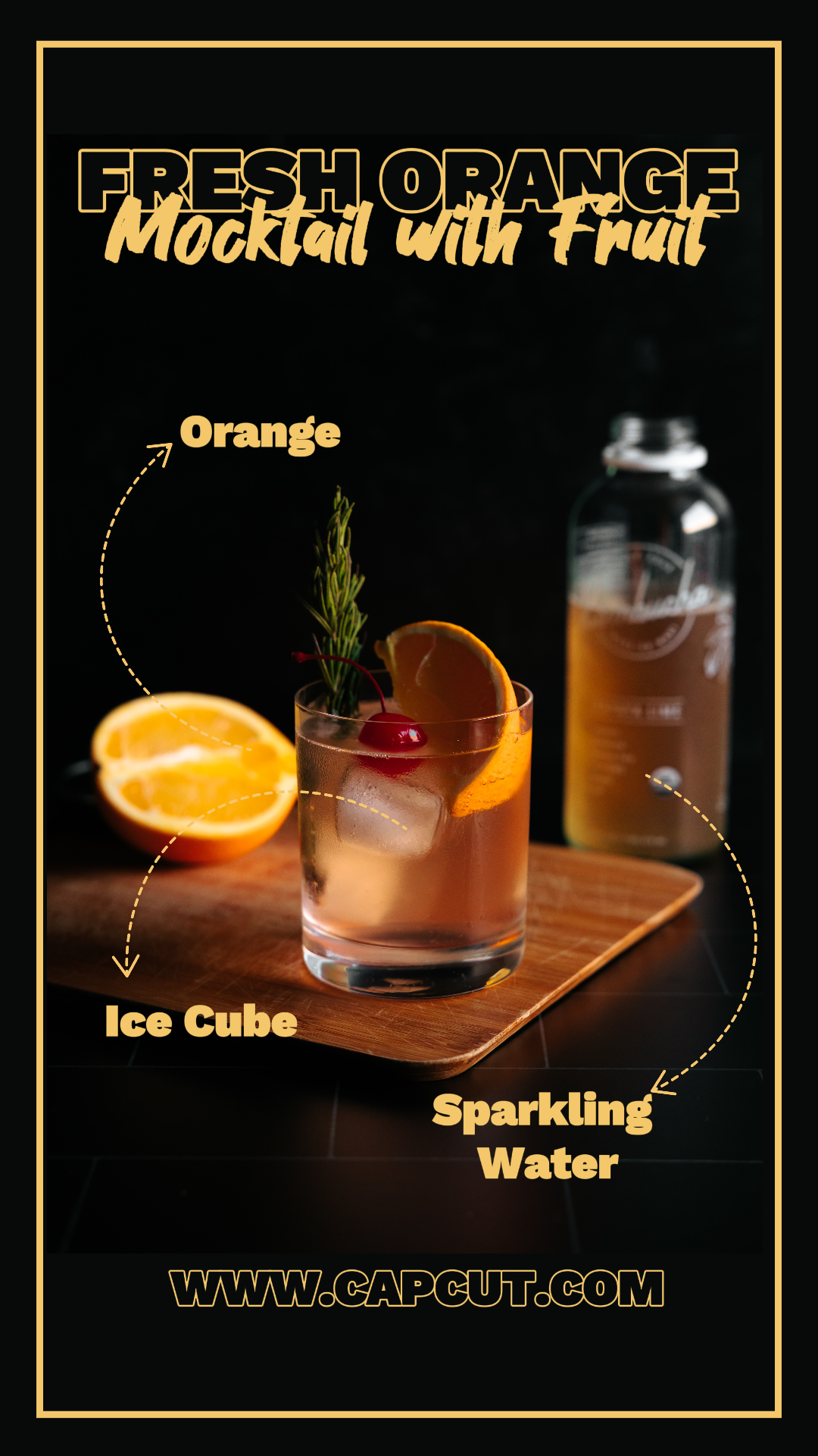 Comida Cóctel Con Fruta Historia de Instagram