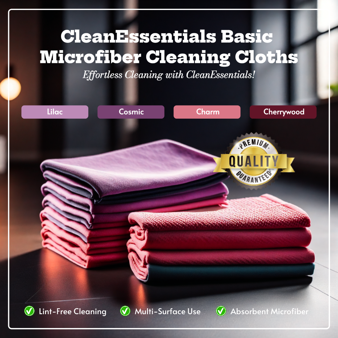 Comercio electrónico Hogar CleanEssentials Paños de limpieza de microfibra básicos Llamamiento del producto