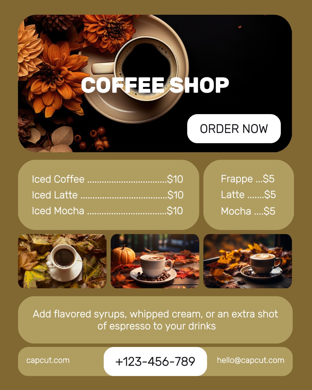 Menu Kedai Kopi