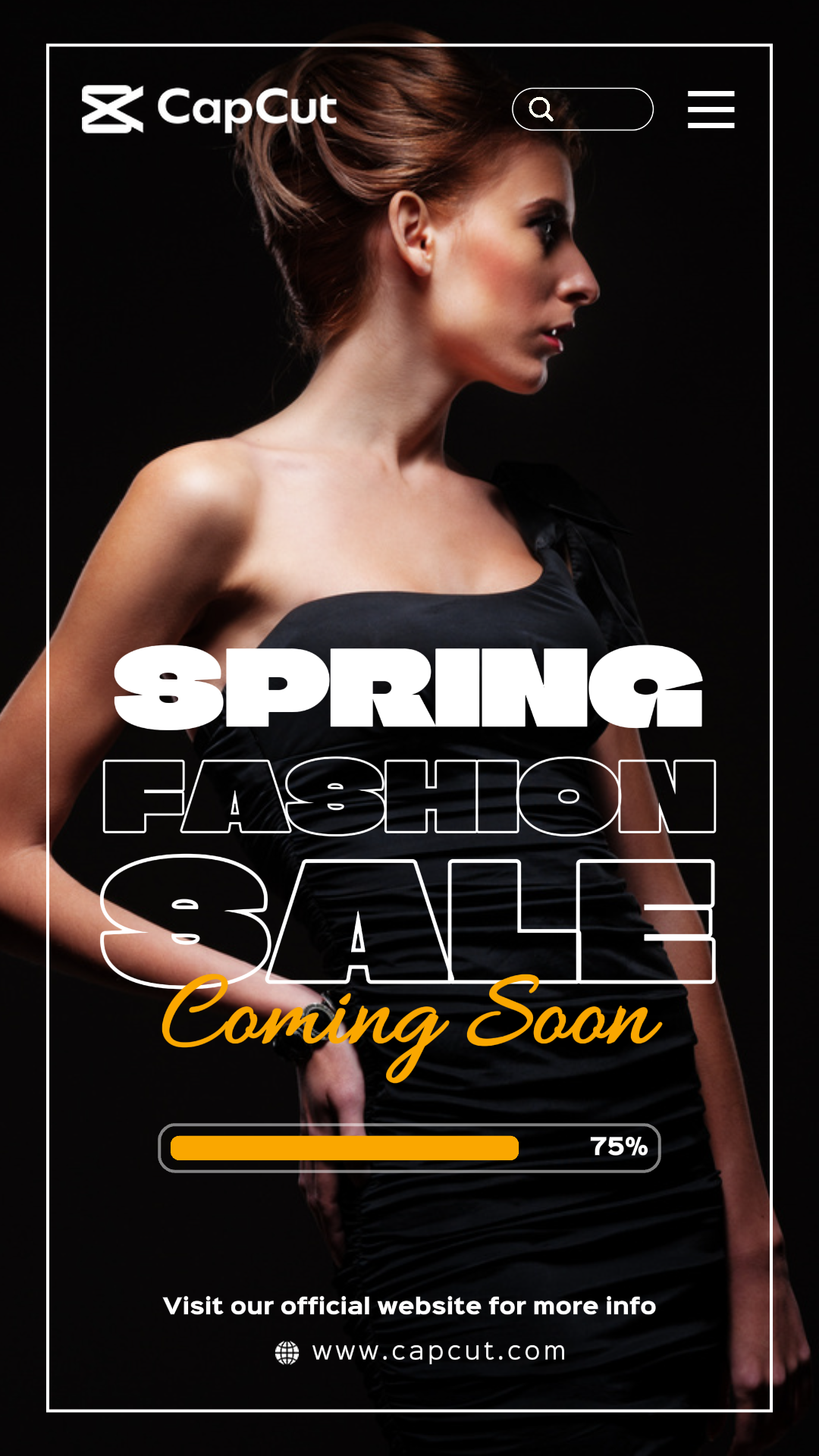 Venda de moda de primavera de 2024 em breve História do Instagram