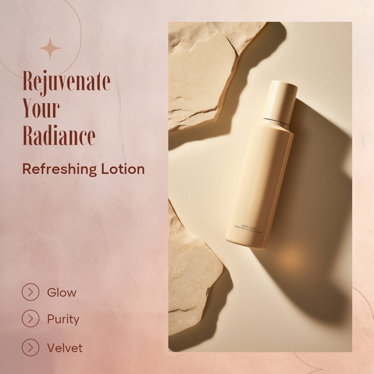 Beauty & Personal care Product display Detail presentation