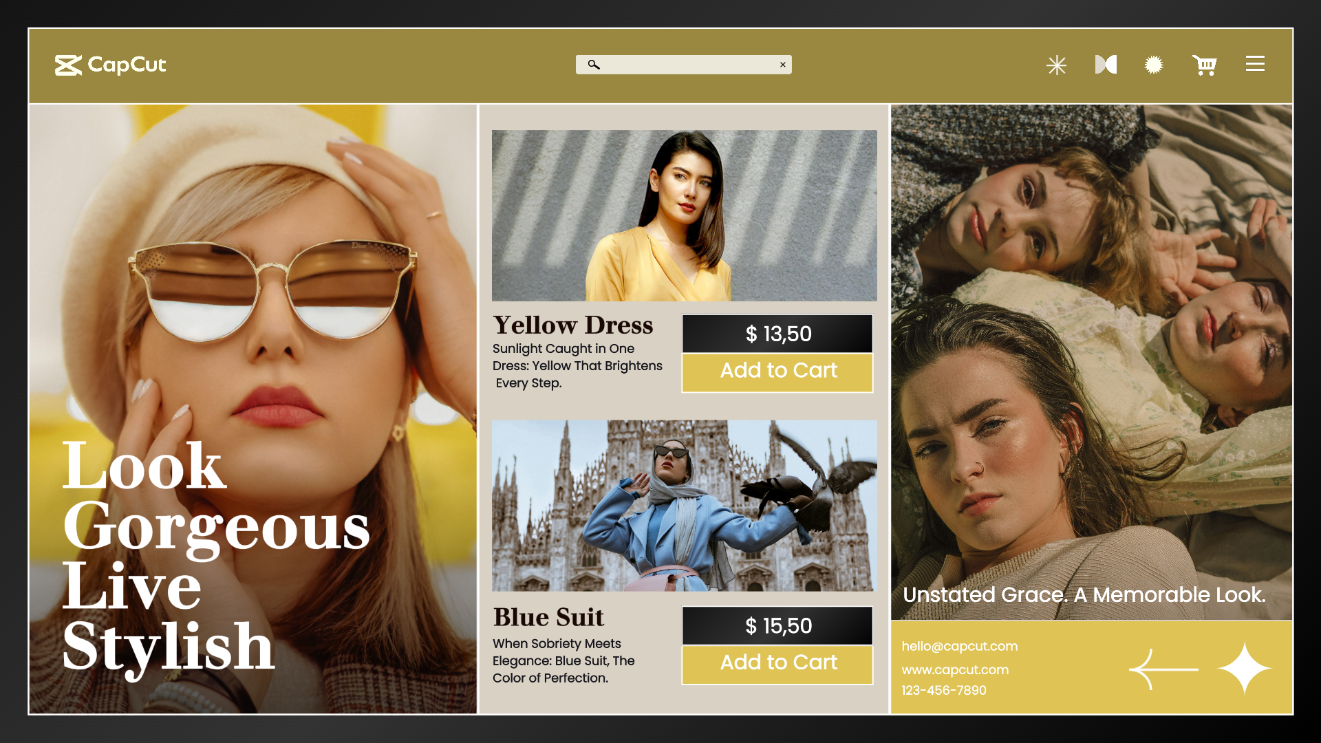 Moda Amarela Exibição Do Produto Youtube Introdução