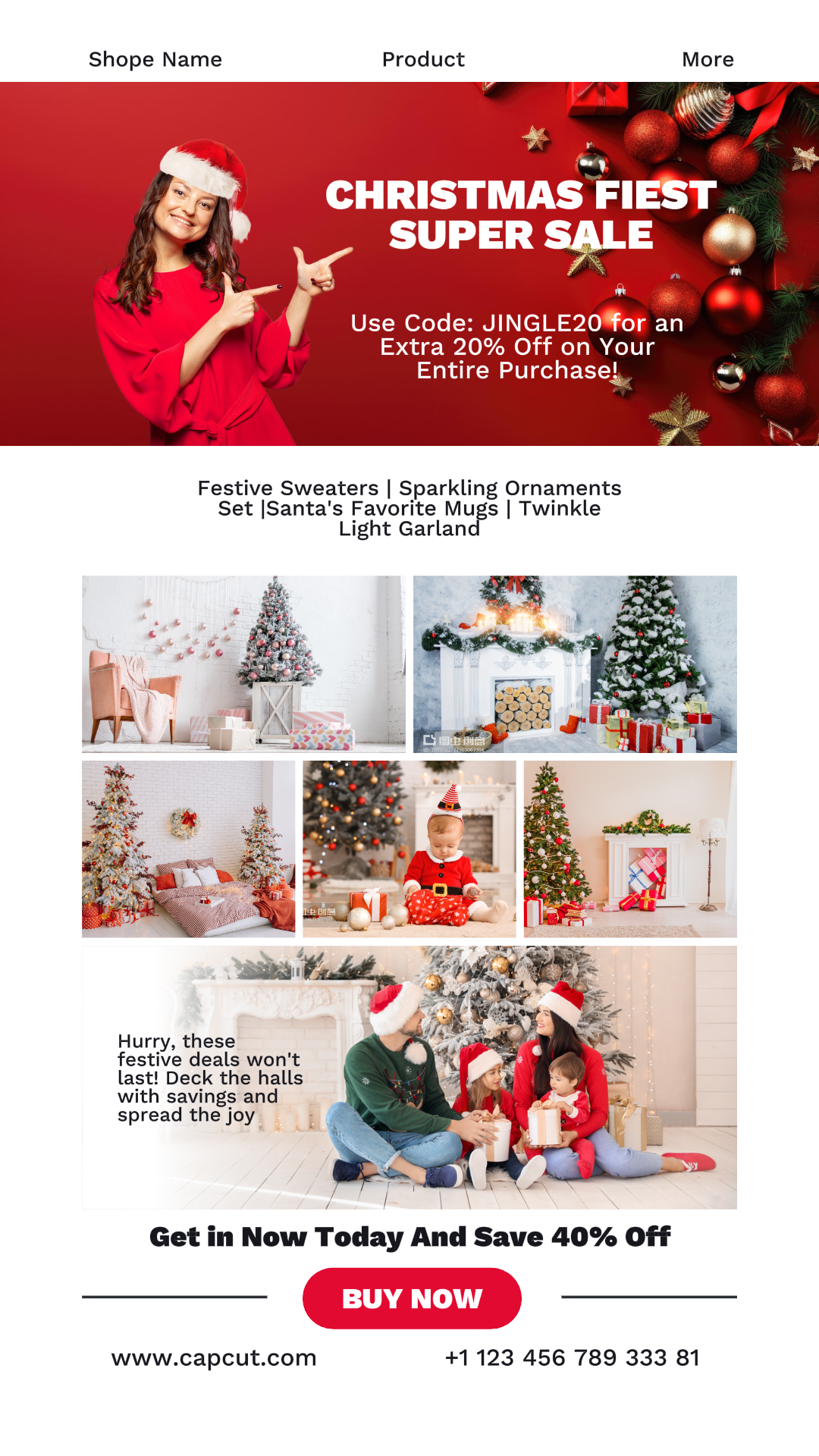 Christmas Deciration Promo Instagram Story