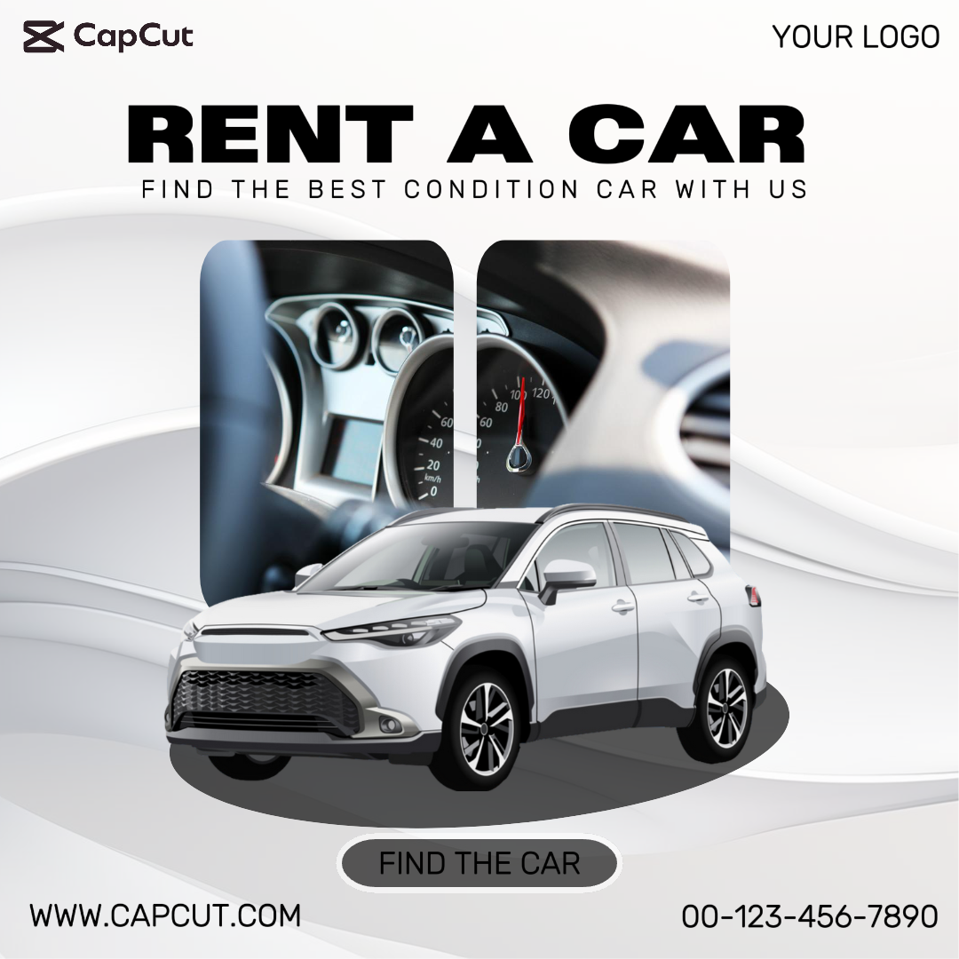 CARTAZ DE MARKETING DE CARROS MELHOR POSTER DE INSTAGRAM DE ALUGUEL DE CARROS