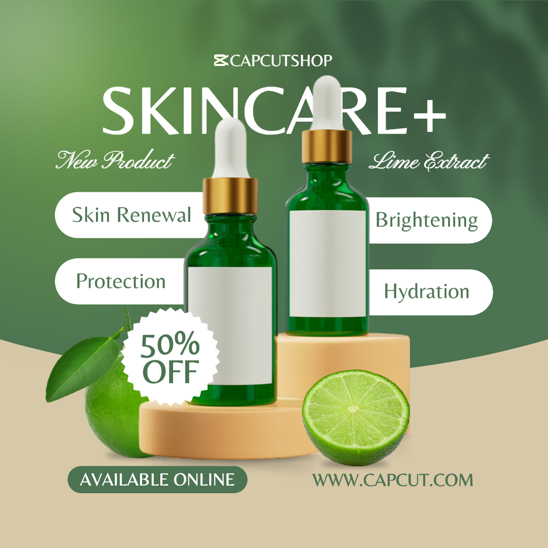 Sérum visage Promotion Instagram Post