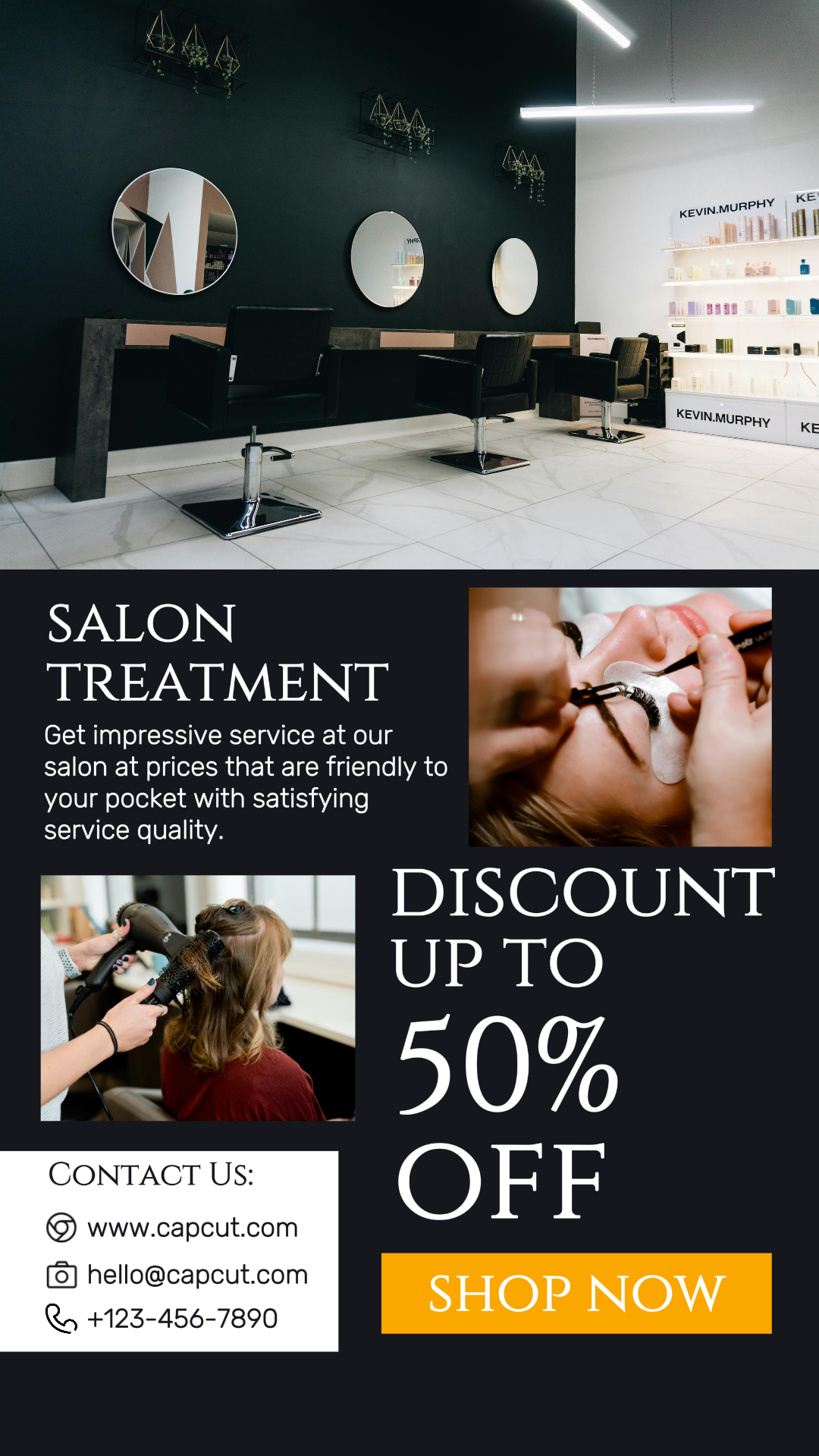 Beauty Care - Marketing Poster Salon Treatment
