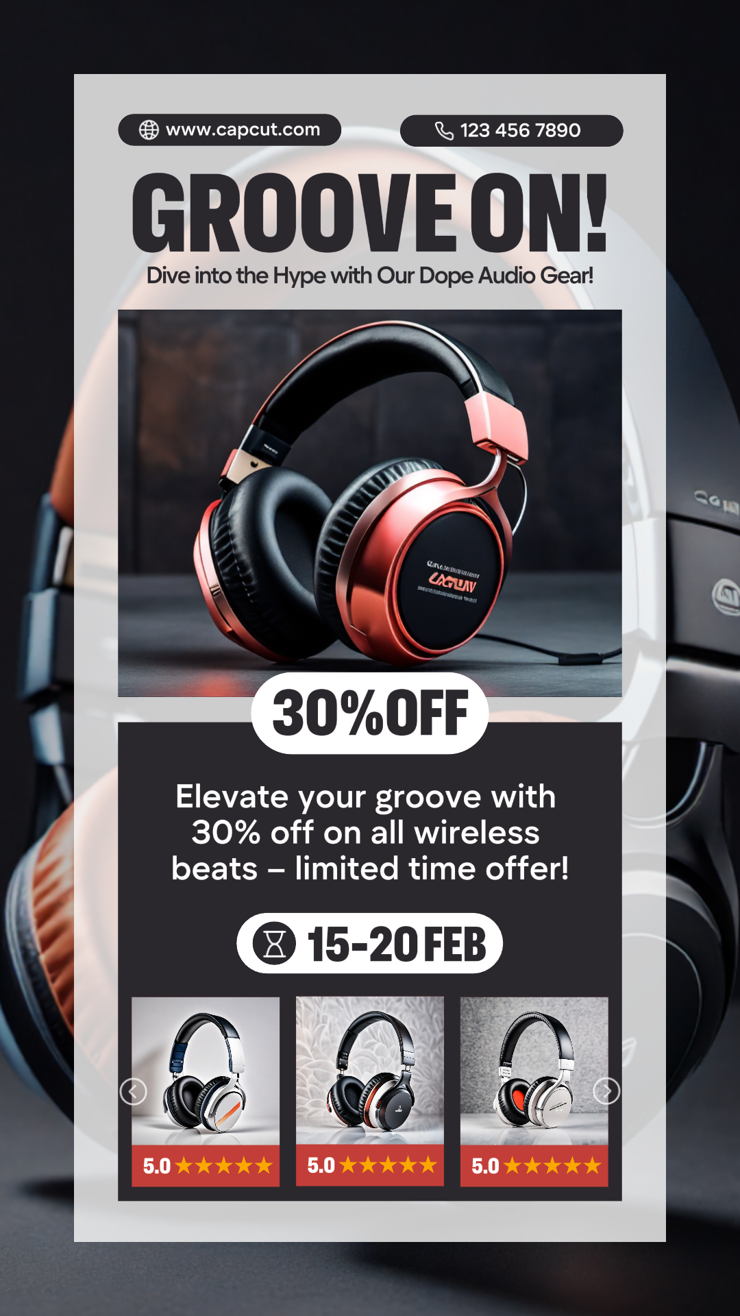 capcut template cover