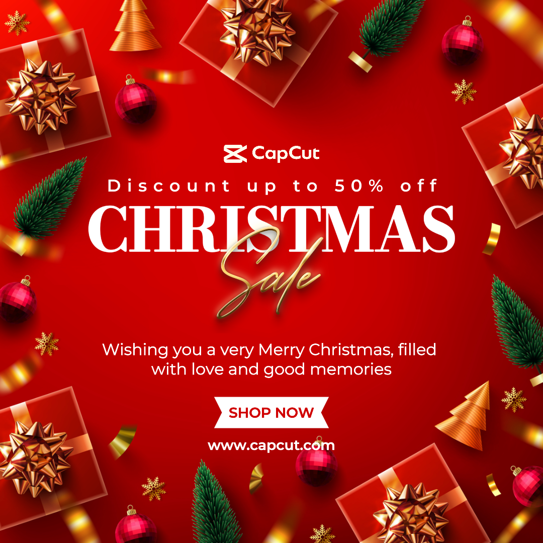 Modèle de vente Joyeux Noël