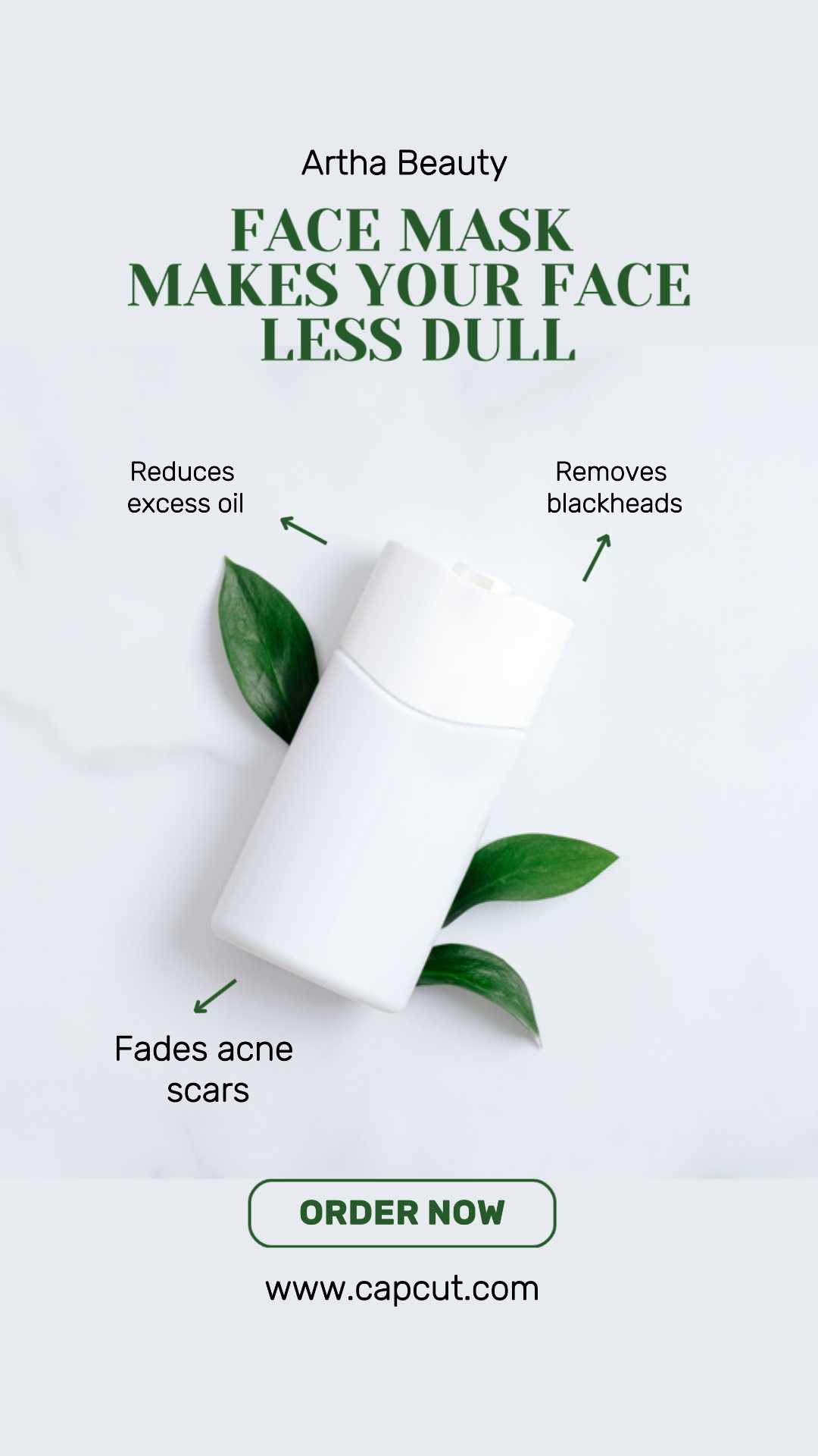 Promotion de produits de beauté Instagram Story