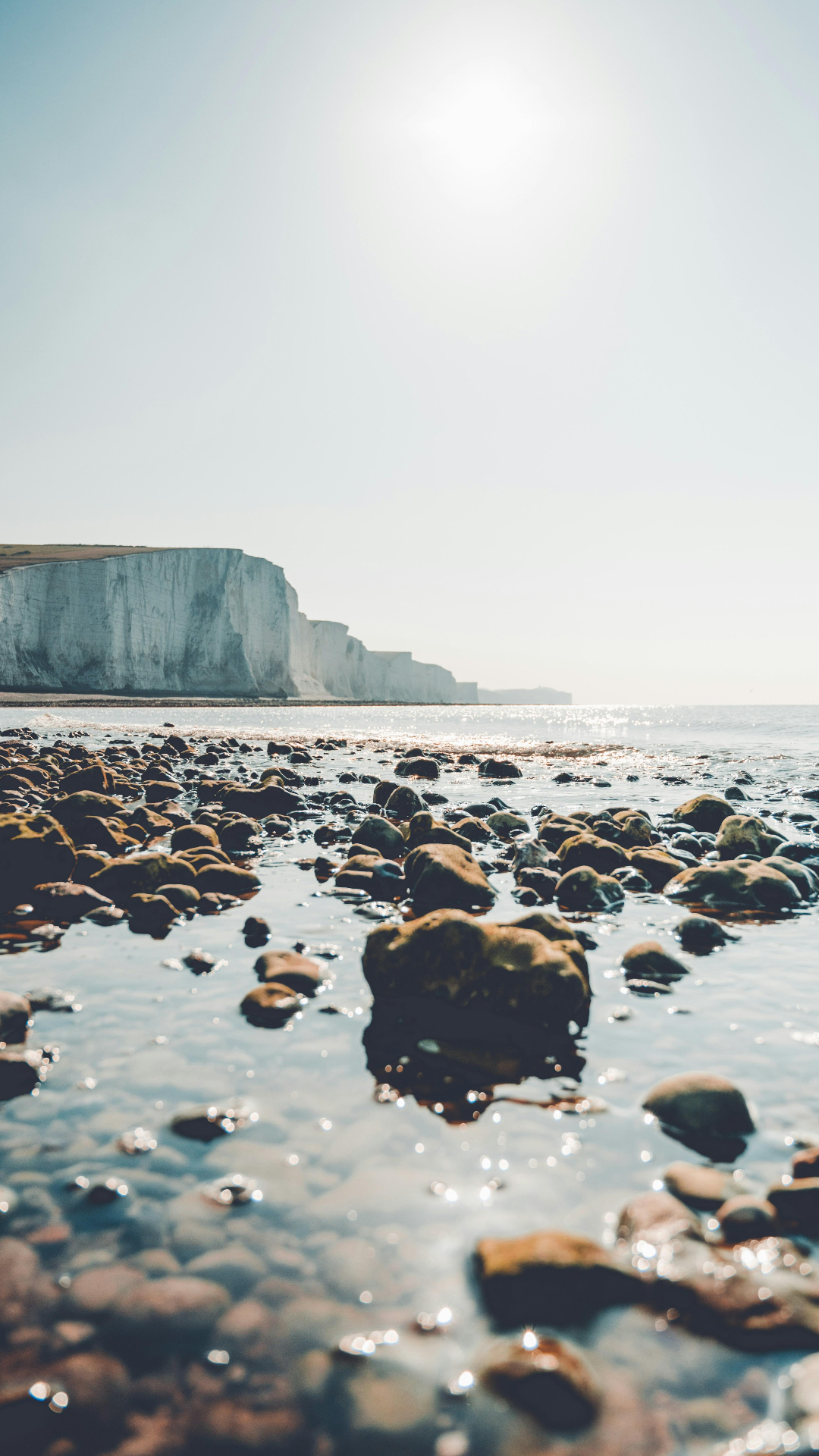 Papier peint Affiche créative Un moment tranquille au bord de la mer