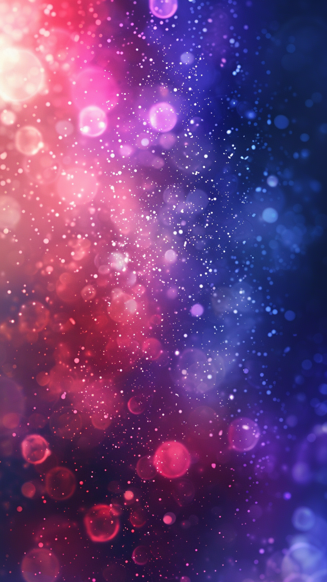 Papel de parede criativo cartaz abstrato com gradiente roxo bokeh