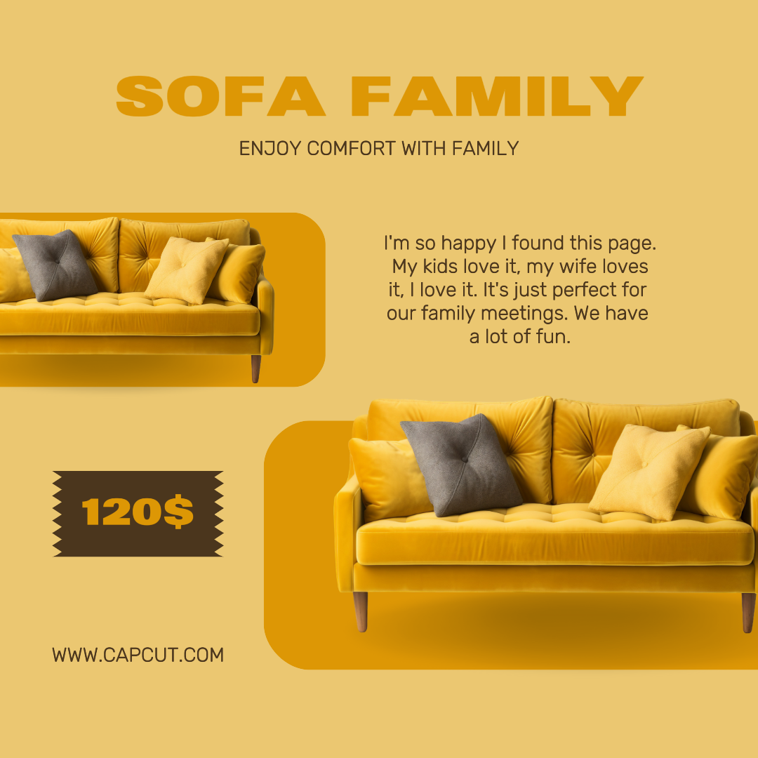 Sofa Rumah Tangga Pos Instagram Keluarga