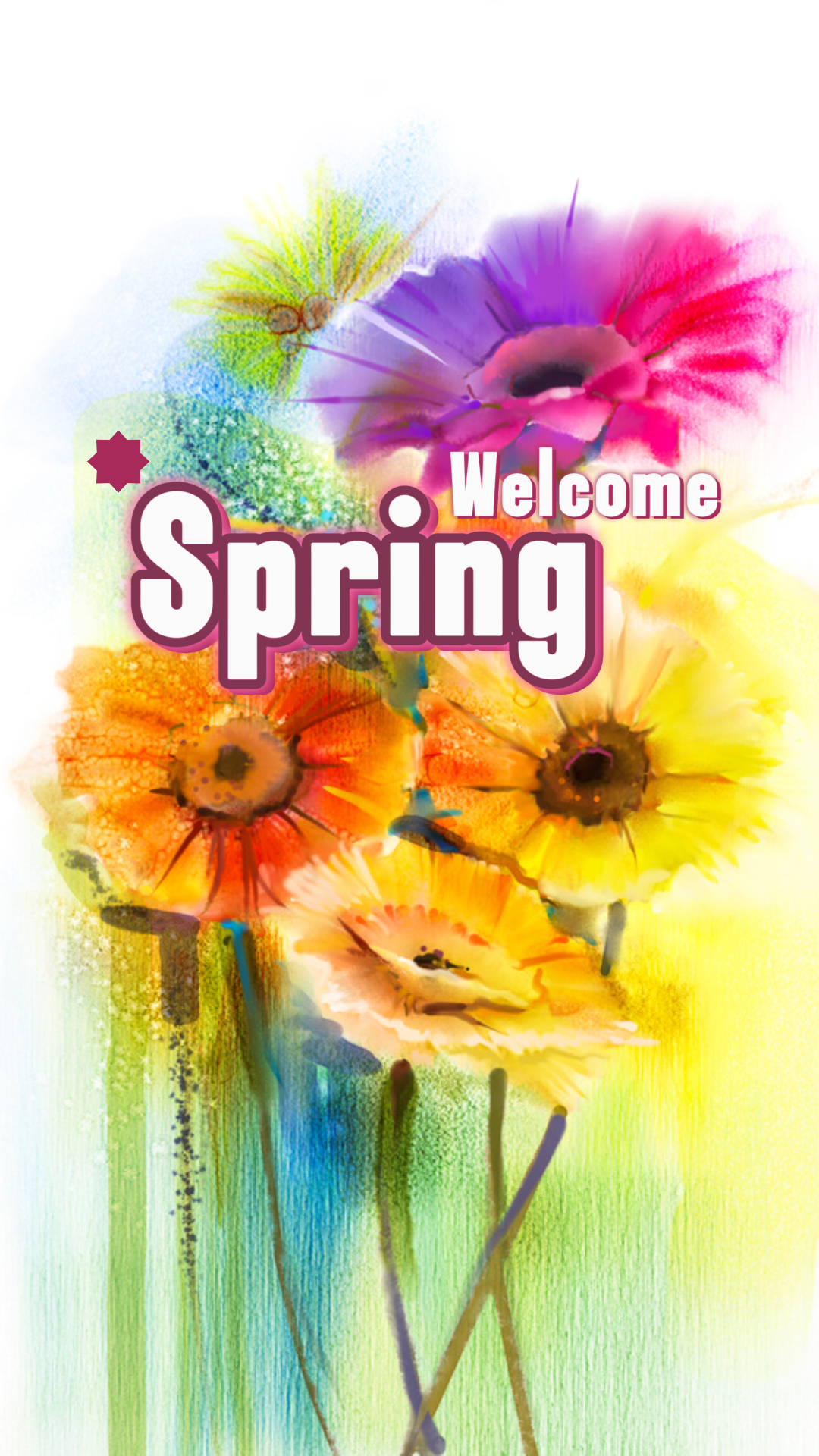 Piste de janvier Bienvenue histoire Instagram du printemps