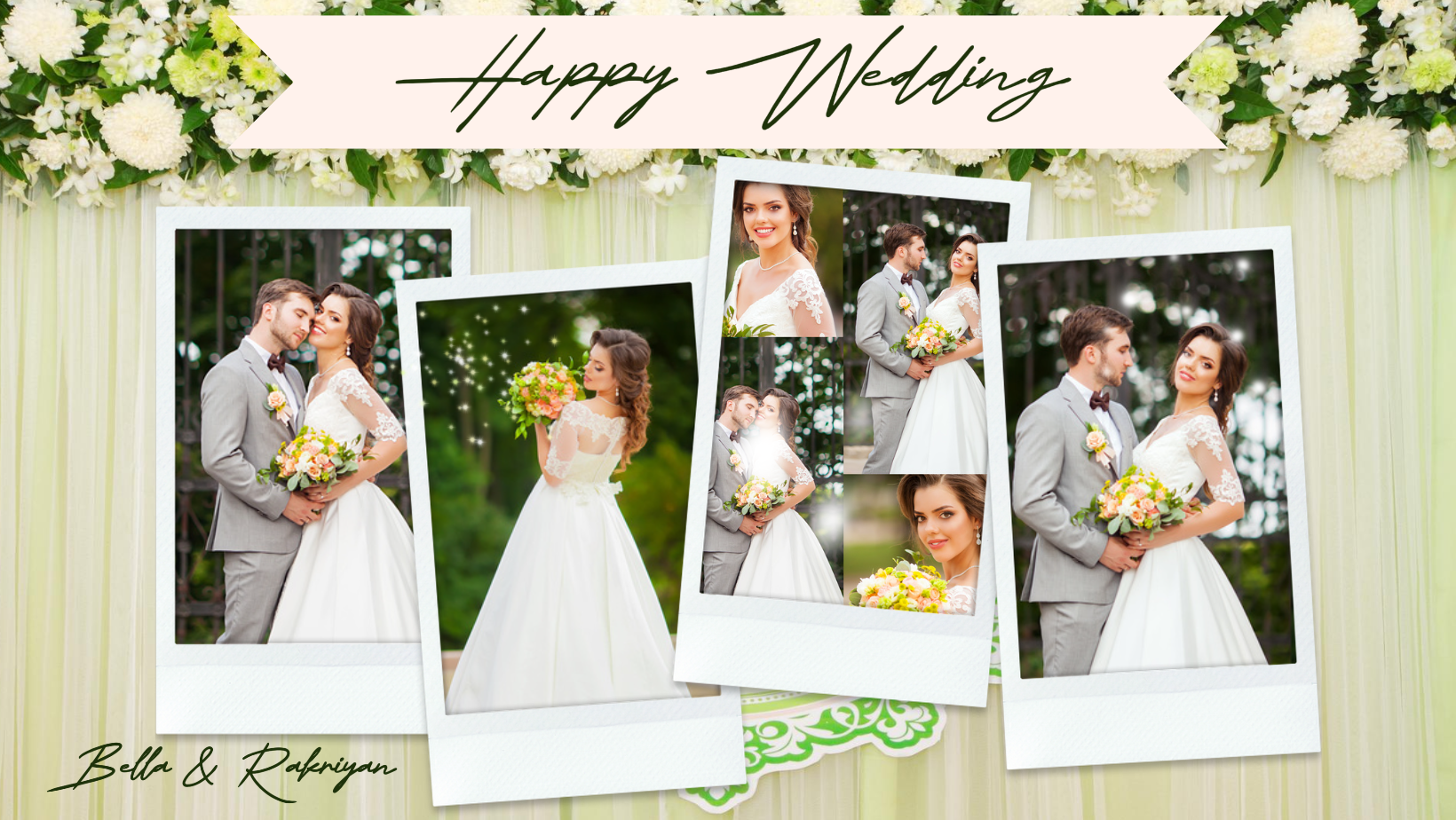 Casamento de capa de Facebook sem marketing