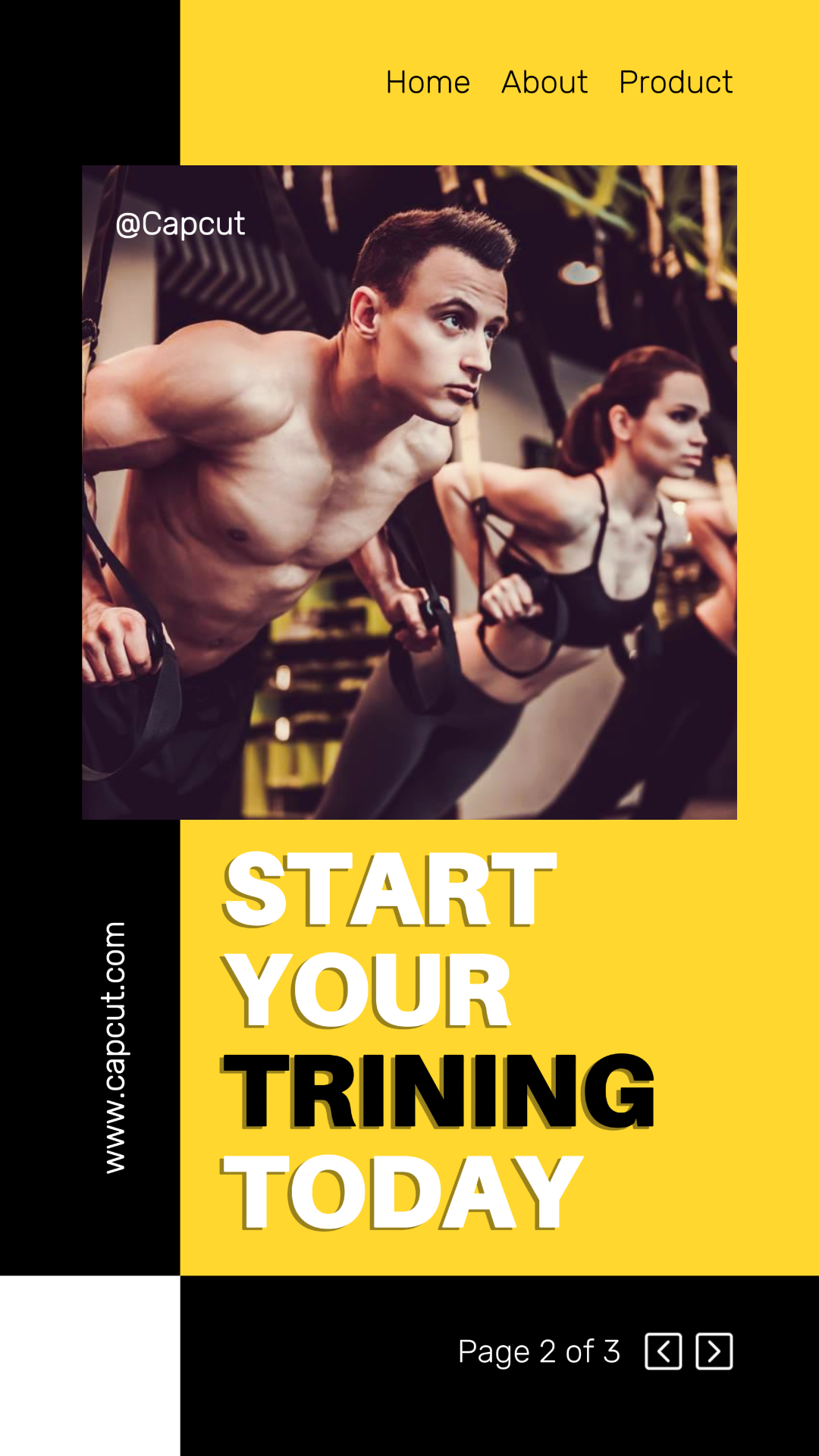 Workout & fitness - Marketing Poster & Creative Poster Instagram Story