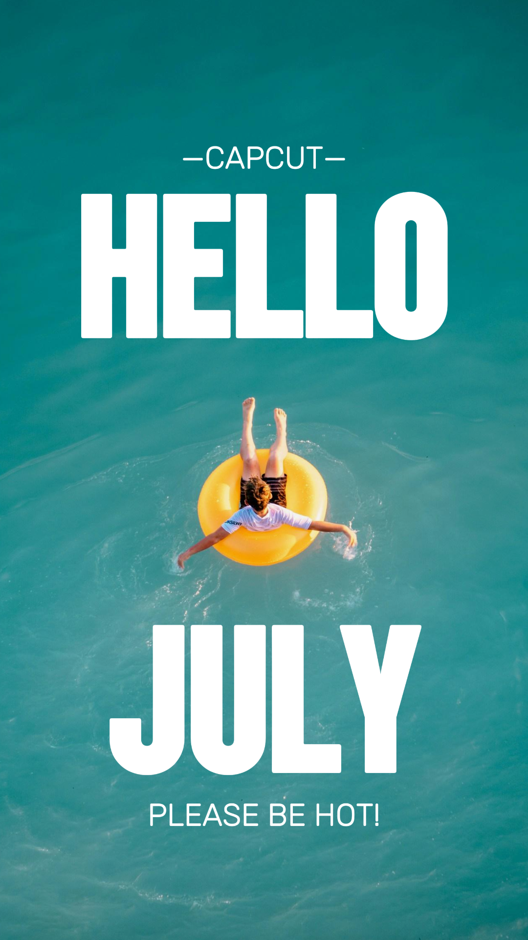 Bildvorlage hallo juli instagram story