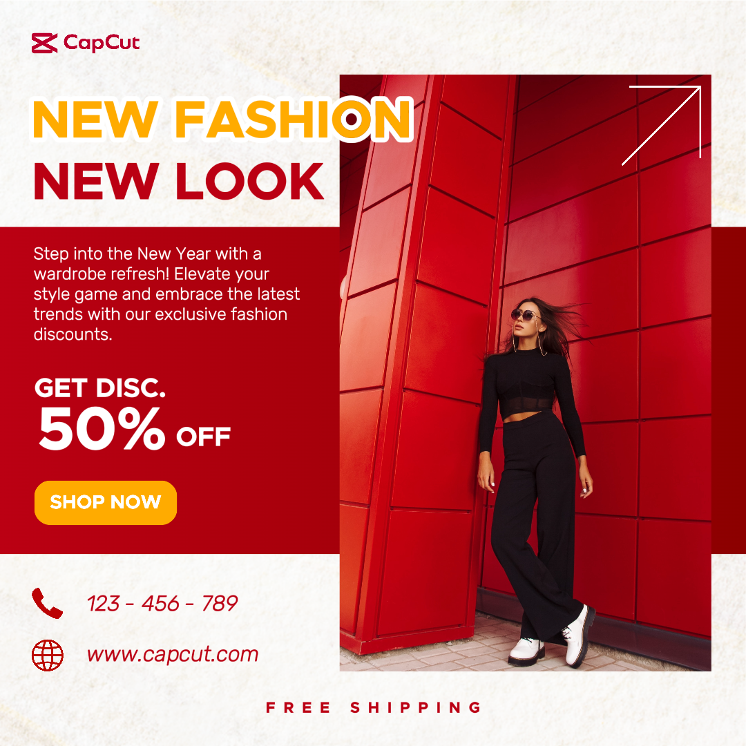 Fashion New Look Collection Sale Instagram Post