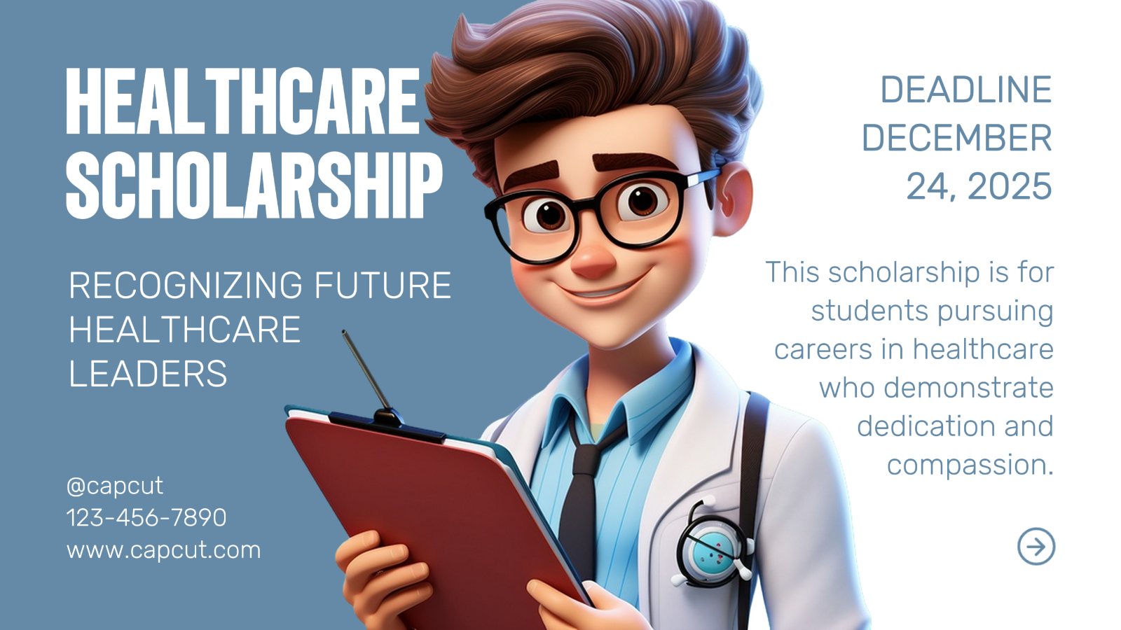 Education Scholarship Program Twitter Post