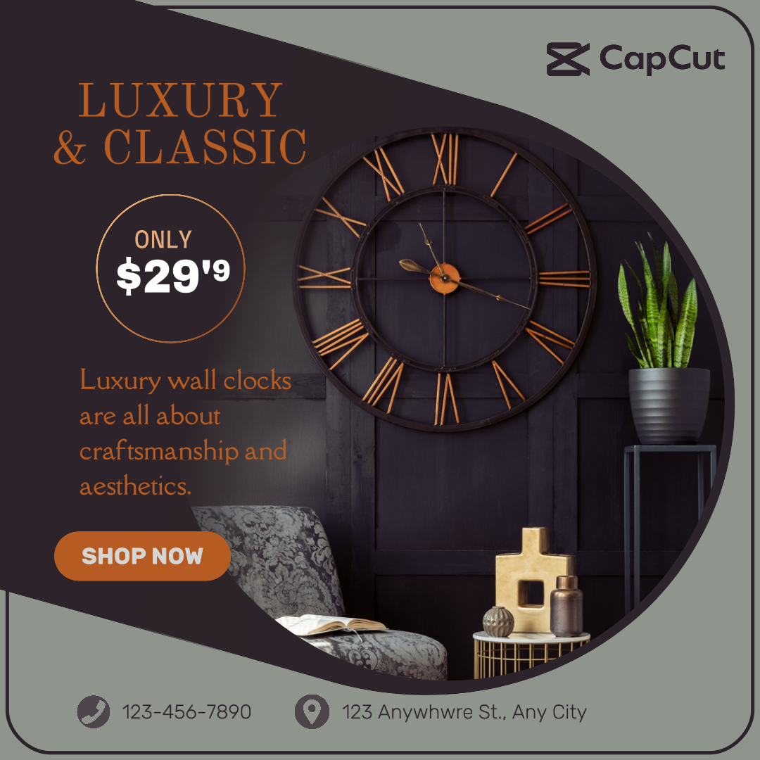 Household Marketing Poster Product Display Instagram Post Luxury & Classic