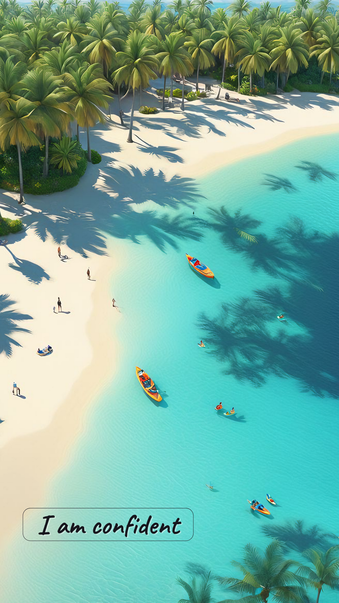 Papier peint affiche créative mer tiktok mer bleu