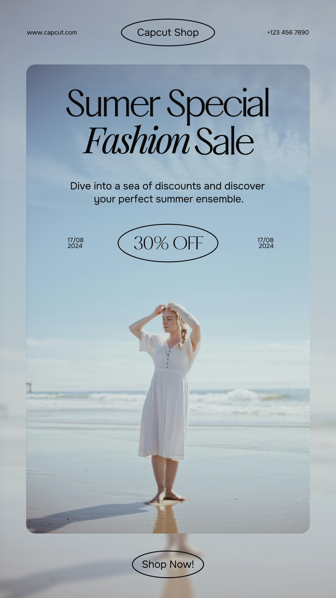 Summer Sale - Special Offer Promotion Instagram Story Aesthetic