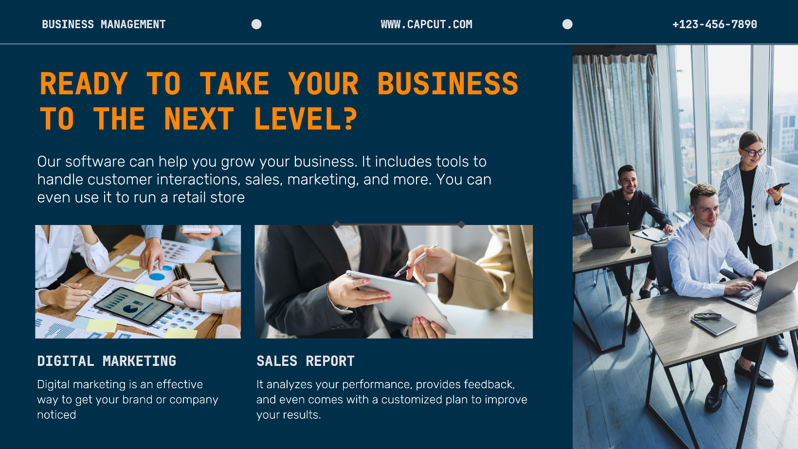 Negócios Estratégia de Marketing Digital Capa para Facebook