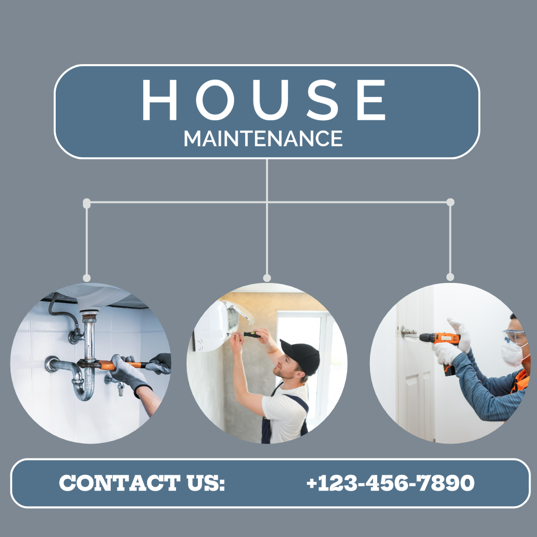 Post de manutenção da casa instagram